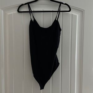 Alix Black Bodysuit.